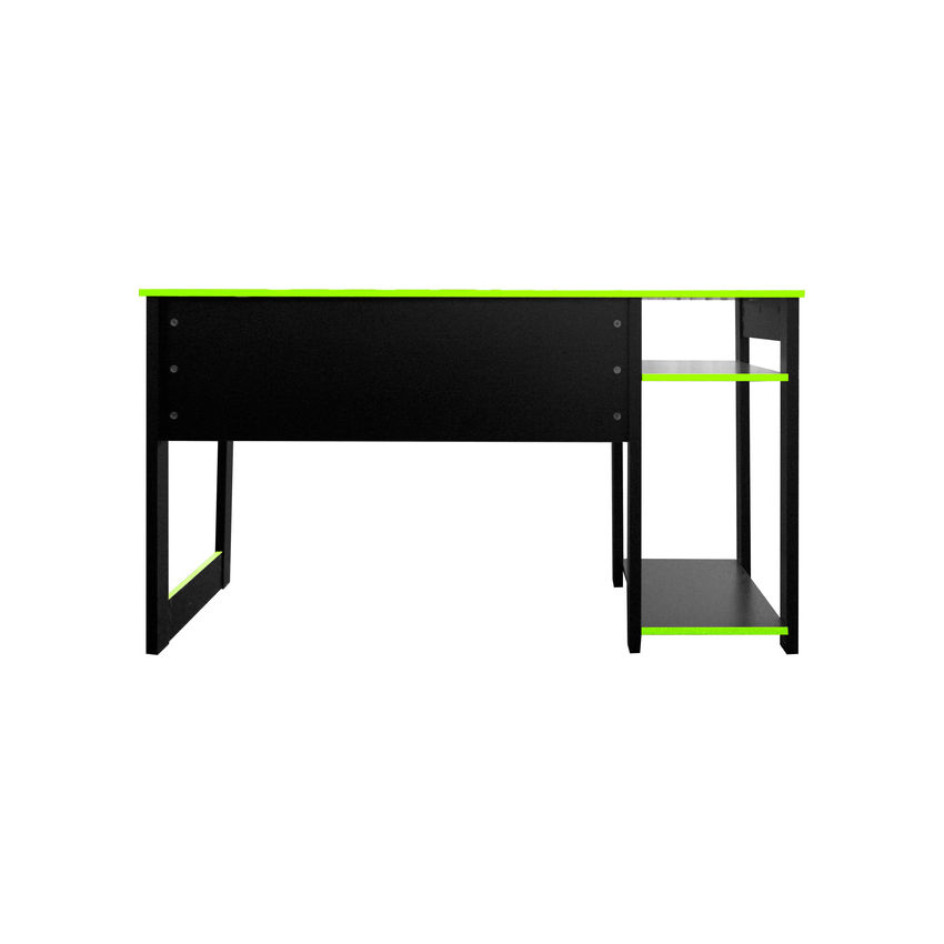 Linx Gaming Desk - Black / Green (Photo: 3)